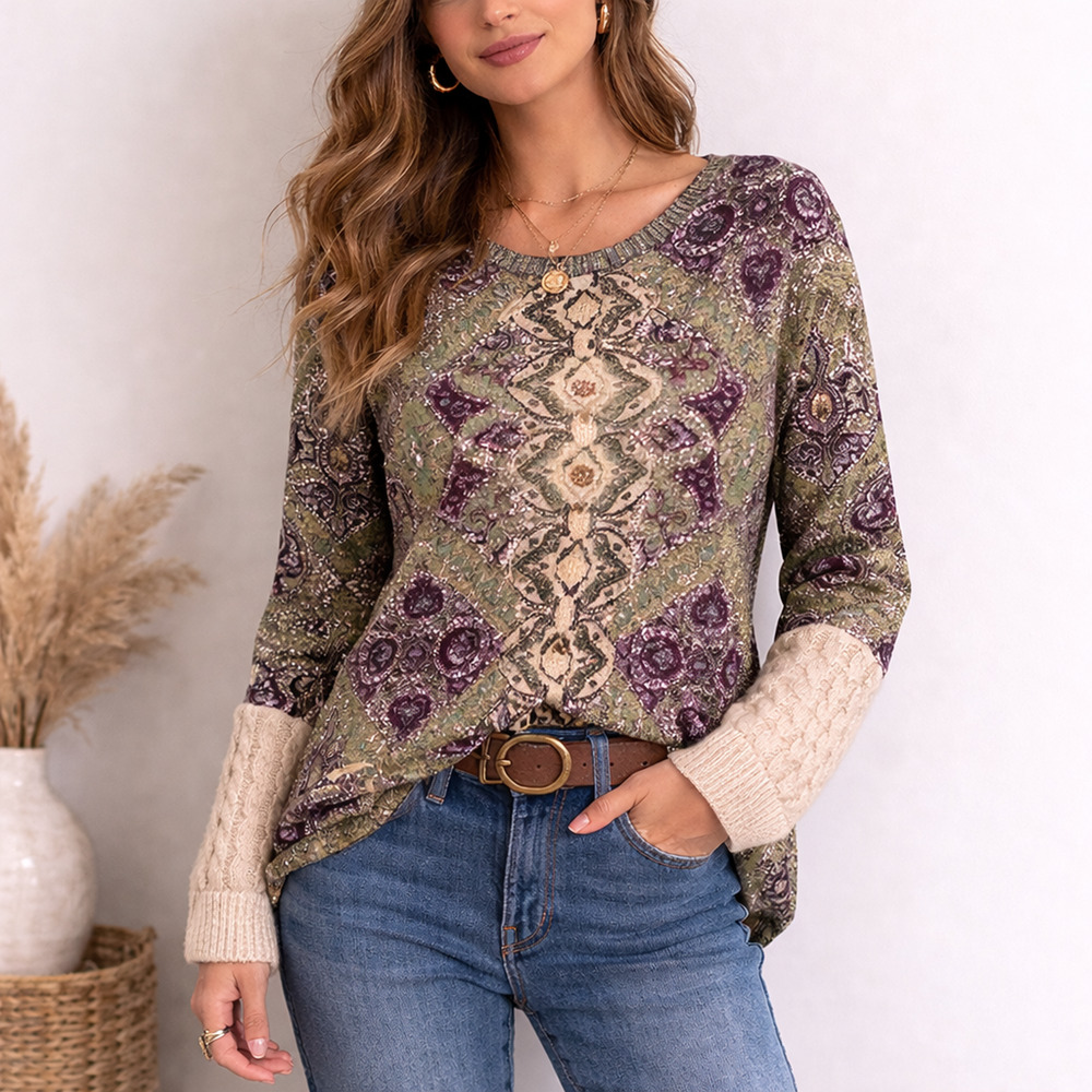 Sundance Veda Embroidered XS Boho Cotton Peasant Top